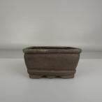 [ б/у ] бонсай горшок Kobe . маленькая миска длинная сторона примерно 7.3cm правильный person горшок . есть внизу obi грязь горшок на данный момент товар б/у горшок 