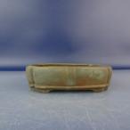 [ б/у ] бонсай горшок вода .. маленький размер длинная сторона примерно 10.5cm длина person горшок внизу obi . входить грязь горшок на данный момент товар б/у горшок 