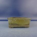 [ б/у ] бонсай горшок вода .. маленький размер длинная сторона примерно 11.1cm длина person горшок внизу obi грязь горшок на данный момент товар б/у горшок 
