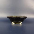 [ б/у ] бонсай горшок приятный 7 маленькая миска длинная сторона примерно 9.8cm круг горшок глазурь на данный момент товар б/у горшок 