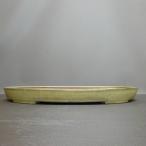 [ б/у ] бонсай горшок Tokoname .. структура большой длинная сторона примерно 54.5cm эллипс горшок глазурь на данный момент товар б/у горшок 