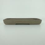 [ б/у ] бонсай горшок . документ обжиг в печи маленький размер длинная сторона примерно 18.5cm длина person горшок грязь предмет на данный момент товар б/у горшок 