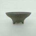 [ б/у ] бонсай горшок . документ обжиг в печи маленький размер длинная сторона примерно 10.3cm круг горшок грязь предмет на данный момент товар б/у горшок 