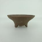 [ б/у ] бонсай горшок . документ обжиг в печи маленький размер длинная сторона примерно 10.3cm круг горшок грязь предмет на данный момент товар б/у горшок 