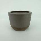 [ б/у ] бонсай горшок Tokoname Британия Akira маленькая миска длинная сторона примерно 7.8cm круг горшок грязь предмет на данный момент товар б/у горшок 