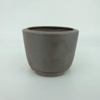 [ б/у ] бонсай горшок Tokoname Британия Akira маленькая миска длинная сторона примерно 7.6cm круг горшок грязь предмет на данный момент товар б/у горшок 