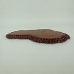 [ б/у ] стенд для вазы земля доска стол длинная сторона примерно 24.8cm айва китайская орнамент шт. сеть глаз из дерева маленький товар стол бонсай шт. на данный момент товар б/у товар 