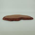 [ б/у ] стенд для вазы земля доска стол длинная сторона примерно 24.8cm айва китайская орнамент шт. сеть глаз из дерева маленький товар стол бонсай шт. на данный момент товар б/у товар 