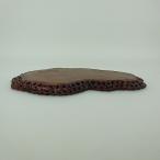 [ б/у ] стенд для вазы земля доска стол длинная сторона примерно 24.4cm айва китайская орнамент шт. сеть глаз из дерева маленький товар стол бонсай шт. на данный момент товар б/у товар 