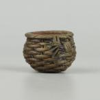 [ б/у ] бонсай горшок гроза гора бобы горшок длинная сторона примерно 3.8cm эллипс горшок . сеть . есть краб .. для на данный момент товар б/у горшок 