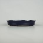 [ б/у ] бонсай горшок Tokoname . лодка маленький размер длинная сторона примерно 13.8cm эллипс горшок лазурит глазурь на данный момент товар б/у горшок 
