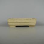 [ б/у ] бонсай горшок Tokoname гора . структура средний длинная сторона примерно 21.8cm длина person горшок . угол средний obi глазурь на данный момент товар б/у горшок 