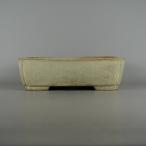 [ б/у ] бонсай горшок Tokoname гора . структура средний длинная сторона примерно 31cm длина person горшок . входить глазурь на данный момент товар б/у горшок 