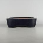 [ б/у ] бонсай горшок гора . средний длинная сторона примерно 31cm длина person горшок . угол глазурь на данный момент товар б/у горшок 