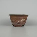 [ б/у ] бонсай горшок . гора маленький размер длинная сторона примерно 13.5cm круг цветочный горшок имеется грязь предмет .. для на данный момент товар б/у горшок 