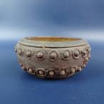 [ б/у ] бонсай горшок . гора маленькая миска длинная сторона примерно 8cm круг горшок шпилька удар глазурь на данный момент товар б/у горшок 