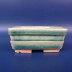 [ б/у ] бонсай горшок гора камень маленькая миска длинная сторона примерно 7cm длина person горшок глазурь на данный момент товар б/у горшок 