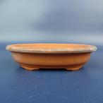 [ б/у ] бонсай горшок . глициния маленький размер длинная сторона примерно 11.3cm эллипс горшок вне . грязь горшок на данный момент товар б/у горшок 