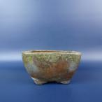 [ б/у ] бонсай горшок хорошо . маленькая миска длинная сторона примерно 8.8cm правильный person горшок глазурь на данный момент товар б/у горшок 