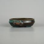[ б/у ] бонсай горшок . гора маленький размер длинная сторона примерно 12.2cm эллипс горшок . есть краб краб глазурь .. для на данный момент товар б/у горшок 