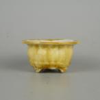 [ б/у ] бонсай горшок .. есть маленькая миска длинная сторона примерно 6.5cm круг горшок глазурь на данный момент товар б/у горшок 