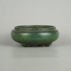 [ б/у ] бонсай горшок .. есть маленький размер длинная сторона примерно 14.5cm круг горшок пакет тип глазурь мир горшок на данный момент товар б/у горшок 