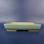 [ б/у ] бонсай горшок .. есть маленький размер длинная сторона примерно 18cm длина person горшок глазурь на данный момент товар б/у горшок 