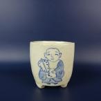 [ б/у ] бонсай горшок .. нет маленькая миска длинная сторона примерно 6.7cm круг горшок ткань пакет . небо . горшок .. для на данный момент товар б/у горшок 