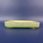 [ б/у ] бонсай горшок Tokoname Hattori маленький размер длинная сторона примерно 15.5cm длина person горшок . входить глазурь на данный момент товар б/у горшок 