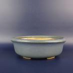 [ б/у ] бонсай горшок Hattori маленький размер длинная сторона примерно 14.5cm эллипс горшок вне . глазурь на данный момент товар б/у горшок 