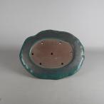 [ б/у ] бонсай горшок Tokoname гора осень средний длинная сторона примерно 33cm деформация эллипс горшок глазурь на данный момент товар б/у горшок 