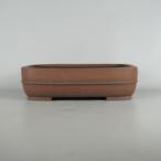 [ б/у ] бонсай горшок Tokoname гора осень структура сосна Izumi . средний длинная сторона примерно 32cm длина person горшок . угол средний obi грязь предмет на данный момент товар б/у горшок 