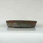 [ б/у ] бонсай горшок 10 .. сосна Izumi маленький размер длинная сторона примерно 14cm круг горшок шпилька удар грязь предмет б/у горшок 