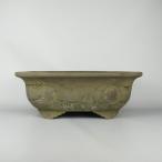 [ б/у ] бонсай горшок Tokoname 10 .. сосна Izumi структура средний длинная сторона примерно 39cm длина person горшок вне . грязь предмет на данный момент товар б/у горшок 