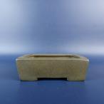 [ б/у ] бонсай горшок Mino . гора маленькая миска длинная сторона примерно 8.7m длина person горшок грязь горшок на данный момент товар б/у горшок 