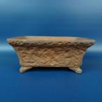 [ б/у ] бонсай горшок Tokoname . гора маленький размер длинная сторона примерно 16cm длина person горшок вне . грязь предмет на данный момент товар б/у горшок 