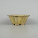 [ б/у ] бонсай горшок Tokoname превосходящий . маленький размер длинная сторона примерно 15.8cm шестиугольник горшок глазурь на данный момент товар б/у горшок 