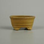 [ б/у ] бонсай горшок .. нет бобы горшок длинная сторона примерно 4.8cm эллипс горшок . пара грязь предмет Mini горшок оценка .. для на данный момент товар б/у горшок 