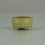 [ б/у ] бонсай горшок . бобы горшок длинная сторона примерно 2.7cm круг горшок глазурь Mini горшок .. для на данный момент товар б/у горшок 