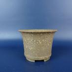 [ б/у ] бонсай горшок Tokoname правильный гора маленькая миска длинная сторона примерно 7.5cm круг горшок вне . грязь предмет на данный момент товар б/у горшок 