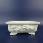 [ б/у ] бонсай горшок . гора маленький размер длинная сторона примерно 14.1cm длина person горшок вне .. входить . пара отходит гравюра дракон дракон Dragon .. для на данный момент товар б/у горшок 