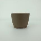[ б/у ] бонсай горшок Tokoname Британия Akira маленькая миска длинная сторона примерно 8cm круг горшок грязь предмет на данный момент товар б/у горшок 