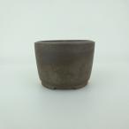 [ б/у ] бонсай горшок Tokoname Британия Akira маленькая миска длинная сторона примерно 7.8cm круг горшок грязь предмет на данный момент товар б/у горшок 
