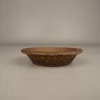 [ б/у ] бонсай горшок . гора маленькая миска длинная сторона примерно 8.8m круг горшок вне . грязь горшок на данный момент товар б/у горшок 