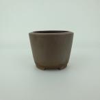 [ б/у ] бонсай горшок Tokoname Британия Akira маленькая миска длинная сторона примерно 7.8cm круг горшок грязь предмет на данный момент товар б/у горшок 
