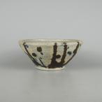 [ б/у ] бонсай горшок документ гора Echizen документ гора маленький размер длинная сторона примерно 19cm круг горшок глазурь на данный момент товар б/у горшок 