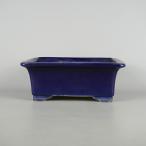 [ б/у ] бонсай горшок подлинный гора храм поле .. средний длинная сторона примерно 24.8cm длина person горшок вне . глазурь на данный момент товар б/у горшок 