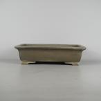 [ б/у ] бонсай горшок Tokoname средний . line гора средний длинная сторона примерно 33cm длина person горшок вне . уровень пара грязь предмет на данный момент товар б/у горшок 