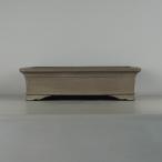 [ б/у ] бонсай горшок Tokoname . гора структура большой длинная сторона примерно 40.3cm длина person горшок вне .. пара внизу obi грязь предмет на данный момент товар б/у горшок 