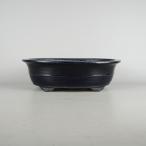 [ б/у ] бонсай горшок Tokoname .. структура средний длинная сторона примерно 34.8cm эллипс горшок вне .. пара средний obi глазурь на данный момент товар б/у горшок 